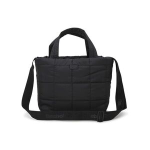 Reebok Black Quilted Crossbody Tote